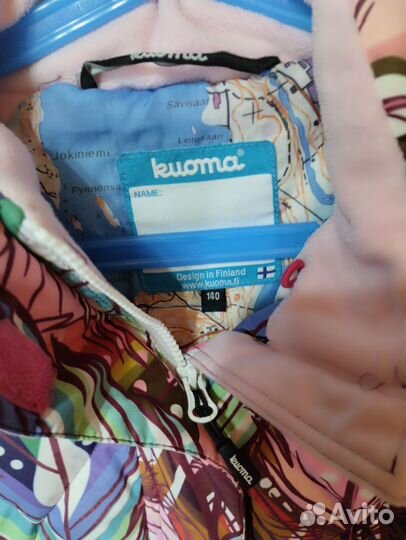 Куртка зимняя на девочку 140