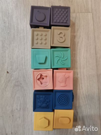 Кубик развивающие мягкие