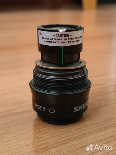 Shure pg58 голова капсуль для радио микрофонов