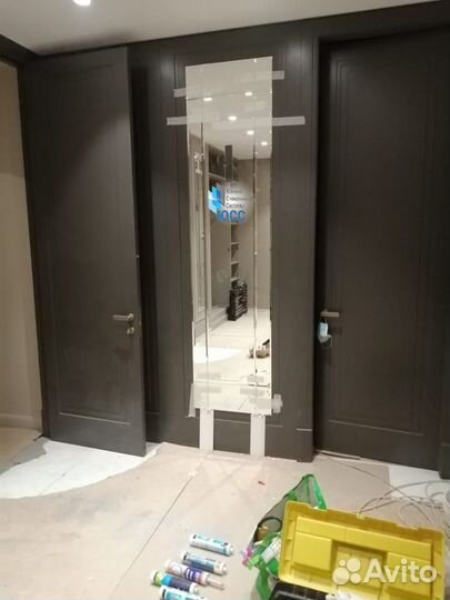 Зеркало 70х100 из серебра