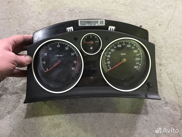 Щиток приборов opel zafira b