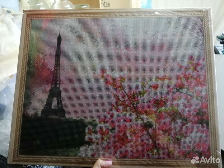 Мозаика алмазная на подрамнике 40 на 50 см