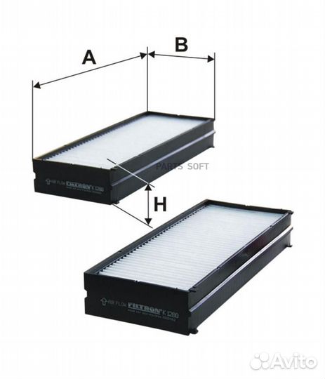 K12802X Filtron Фильтр салонный hyundai