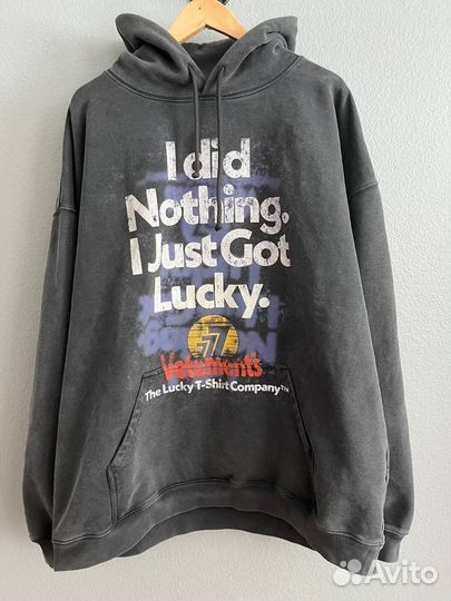Худи Vetements I Got Lucky Оригинал
