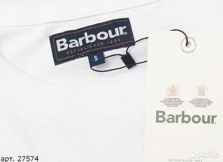 Футболка Barbour Белая