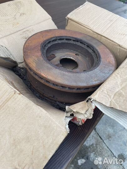 Супорт задний левый (оригинал) /диски тормозные