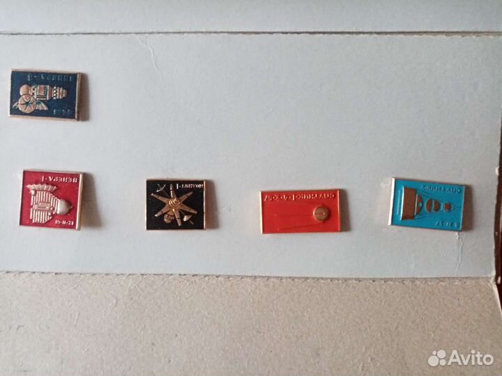Значки космос СССР