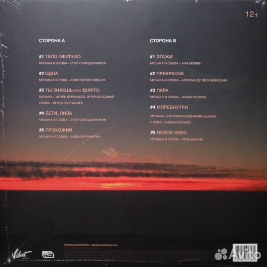 Виниловая пластинка елка - #Небы (Black Vinyl LP)