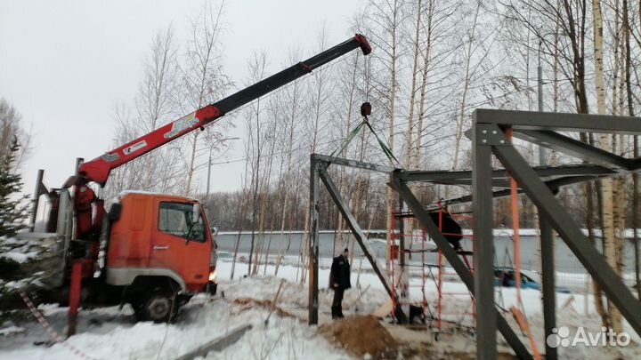 Аренда и услуги манипулятора, стрела 3 т, 8 м, борт 5 т, 5.8 м