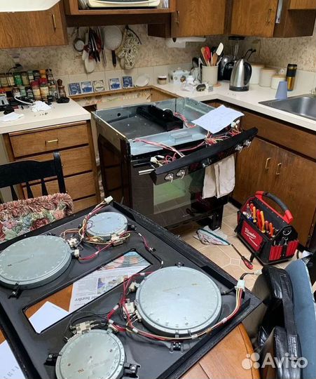 Ремонт пароконвектоматов, Ремонт духовых шкафов