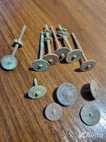 Колесики от керосинки старинные. Копанина