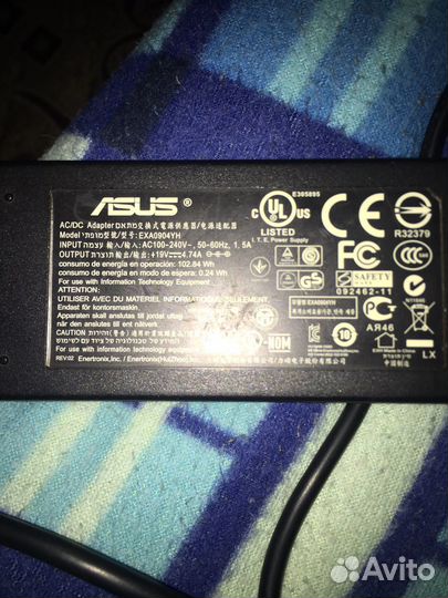 Блок питания для ноутбука asus 19v