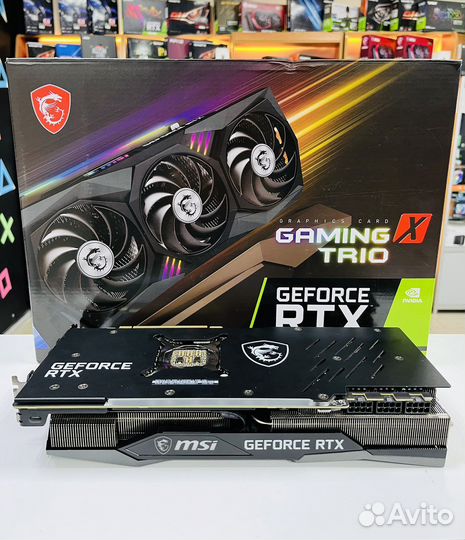 Видеокарта MSI GamingX trio RTX3080ti гарантия