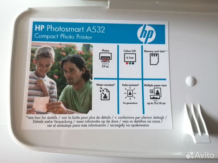 Портативный фотопринтер HP