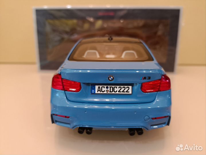 BMW M3 V (F80) 14-18г. Голубой 1:18