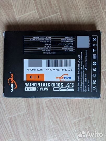 SSD Walram на 1 TB (новый )