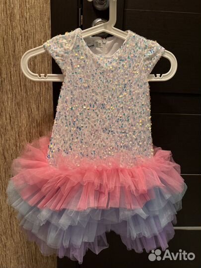 Нарядное платье для девочки 104