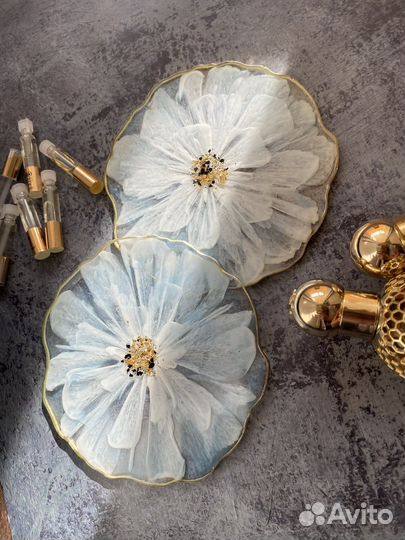 Подставки из эпоксидной смолы