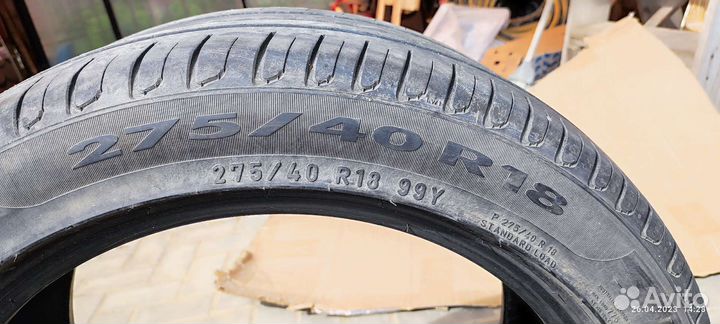Pirelli Cinturato P7 245/45 R18 и 275/40 R18 100Y