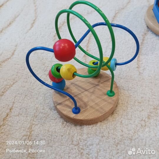 Деревянные игрушки пакетом или штучно, б/у