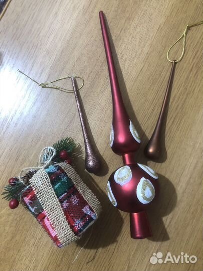 Елочные игрушки 25 шт пакетом