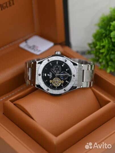 Часы металлические Hublot люкс