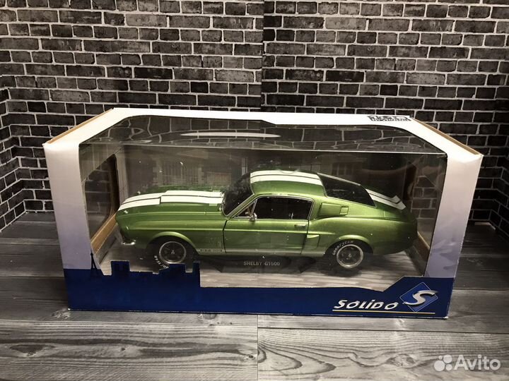 Solido 1/18 Ford Mustang Shelby GT 500 green