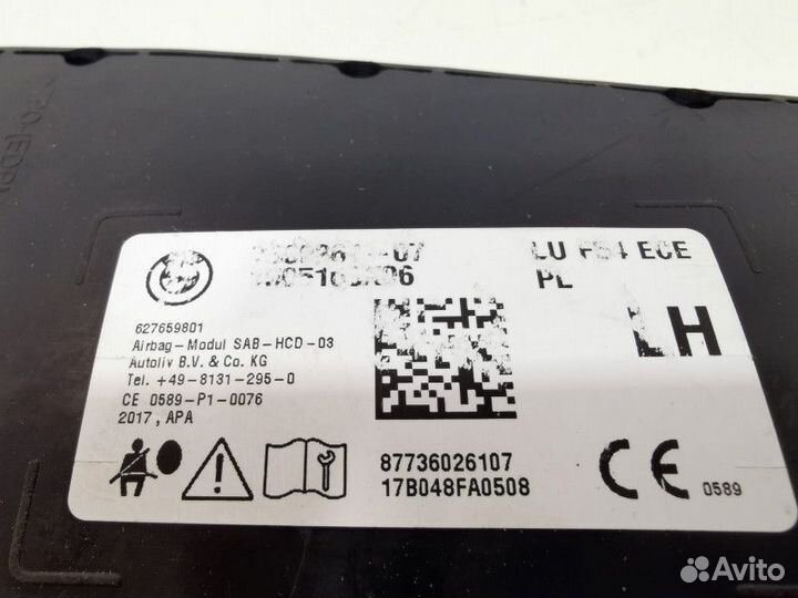 Подушка безопасности сиденья левая Mini Clubman