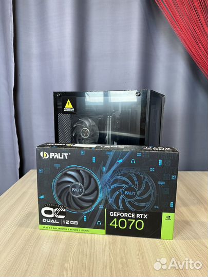 Игровой пк 12400F,16GB,RTX4070,SSD 1,5TB