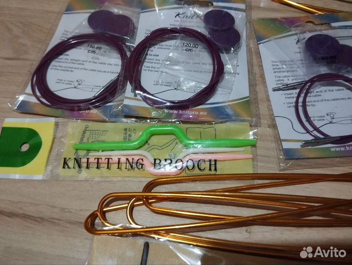 Лески KnitPro для разъемных спиц и drops classic н