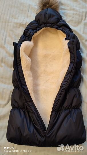 Конверт зимний на овчине