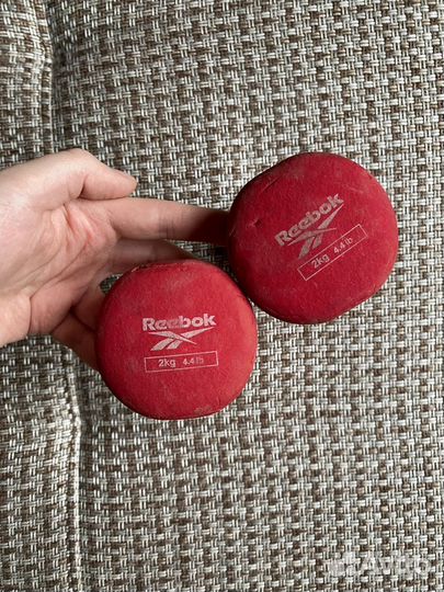 Гантели Reebok 2 кг