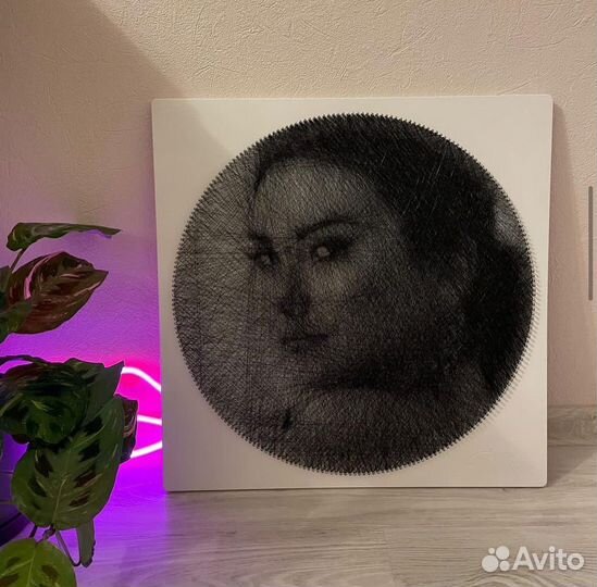 Картина нитями