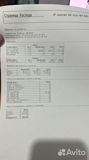 Мфу HP LaserJet Enterprise 500 M575dn