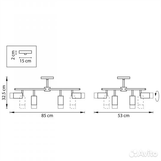 Люстра потолочная в спальню