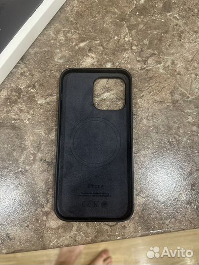 iPhone 14 pro Max чехол кожаный