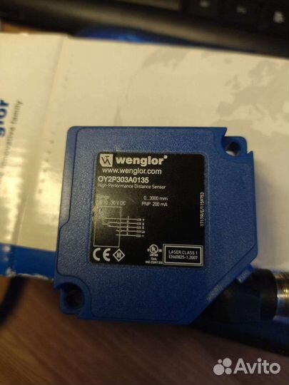 Лазерный датчик расстояния Wenglor oy2p303a0135