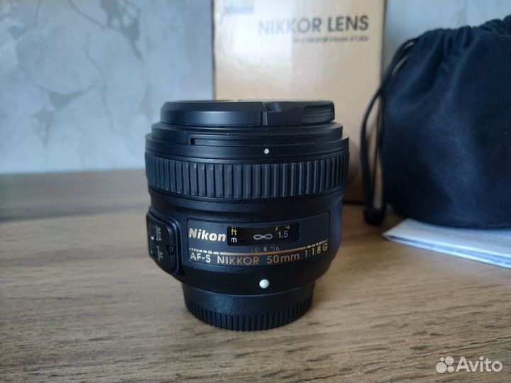 Объектив Nikon 50mm f/1.8G AF-S Nikkor