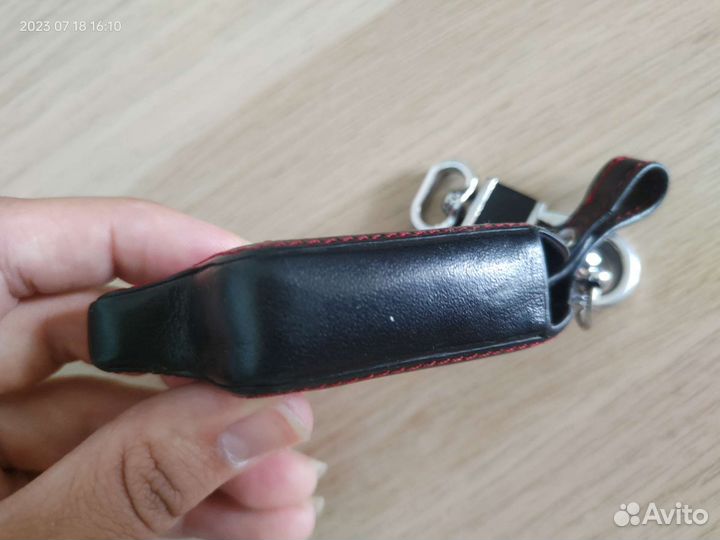 Кожаный чехол на брелок Starlinе A4, A6, A8, A9
