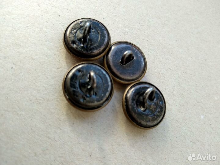 Пуговицы армейские без ободка из СССР