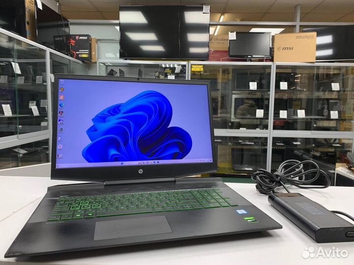 Ноутбук HP Core i7 6 ядер/ GTX 1660 Ti 6Gb/ 17.3