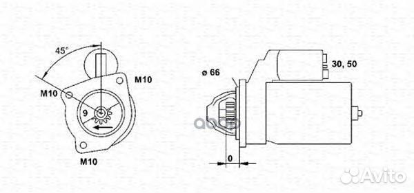 Стартер Рено Megane, Laguna, 19 Турция