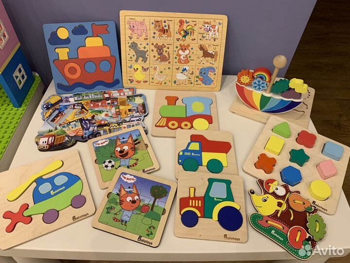 Деревянные пазлы Alatoys, Лесная мастерская