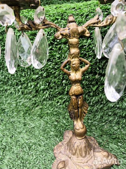 Подсвечник латунь