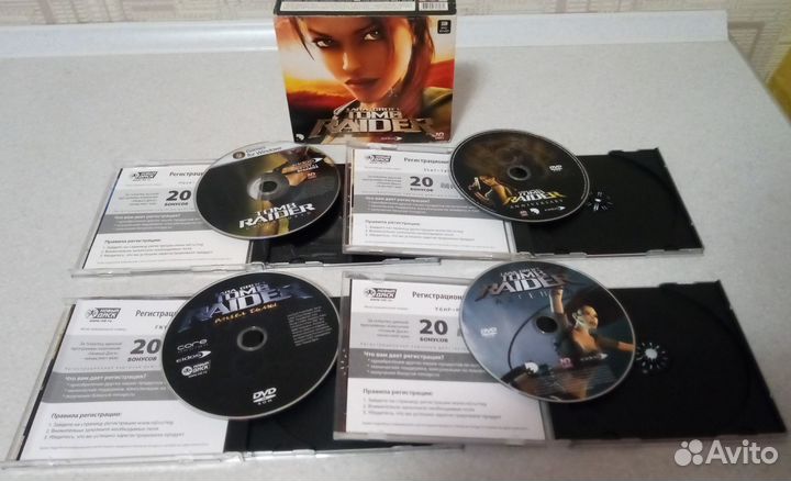 Tomb Raider Penta Collection DVD PC. Лицензия