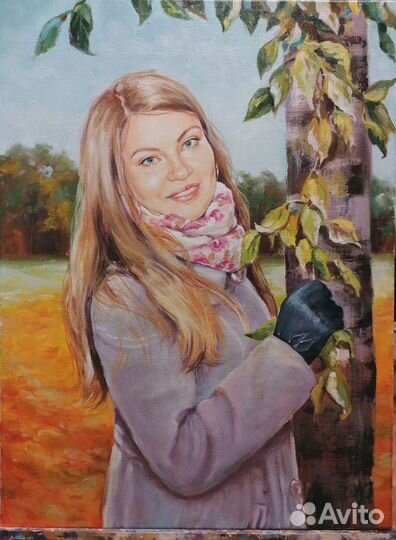 Портрет маслом на холсте
