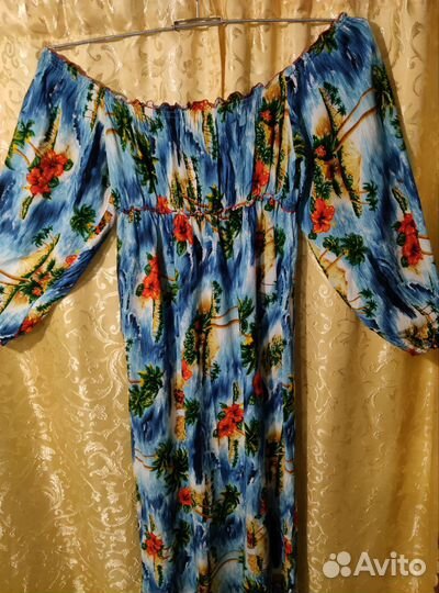 Платье штапельное размер 52 54