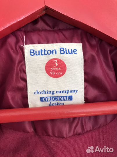 Куртка button blue