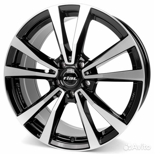 R19 5x112 8J ET34 D66,5 Rial M12X Diamond Black Fr
