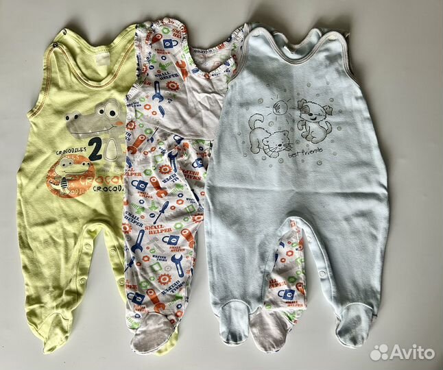 Детские веши пакетом на малтчика 56-68р